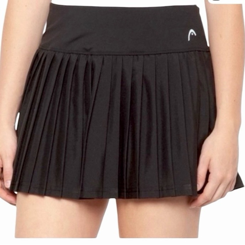 Head Teammate Athletic Black Tennis Skort Skirt Large Pickleball